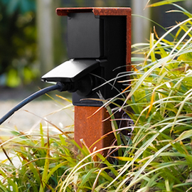 Glampère Pro tuinpaalstopcontacten